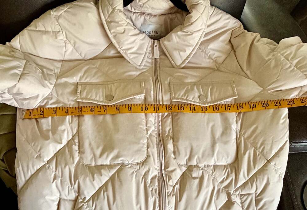 Sanctuary Modern Supply quilted puffer coat in a soft cream - Picture 5 of 8